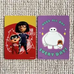 Disney ディズニー　じゃんけん カード　インクレディブル ベイマックス
