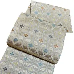 帯8562 ○高級 正絹 スリーシーズン 六通 袋帯 銀杏 - メルカリ