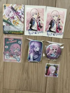 巡音ルカ　まとめ売り　ぱしゃこれ　缶バッジ　サンリオコラボ　メモステ　カード