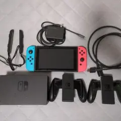 Nintendo Switch ネオンブルー/ネオンレッド 本体＆充電グリップ