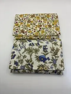 ポケットティッシュカバー　花柄2枚セット　ハンドメイド