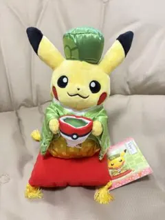 中国限定】ポケモン 漢服コスチューム ピカチュウ（オス） ぬいぐるみ