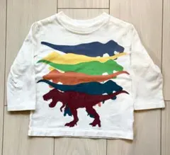 baby GAP ロンT 長袖　恐竜　白　80