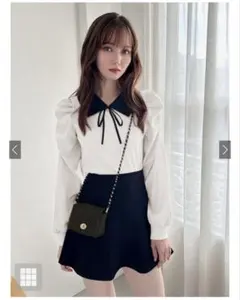 GRL 襟付シアースリーブトップス［sf971］