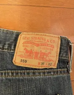 00s Levi's559 W36 L32 ワイドストレートデニム
