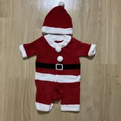 ベビー サンタ コスチューム ロンパース 帽子付き