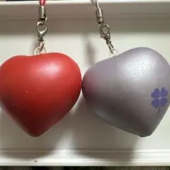 ハートスクイーズ　キーホルダー　ストラップ ２個セット