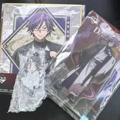 一番くじ　桃源暗鬼　桃華月詠 アクスタ　ラバーチャーム　ミニ色紙