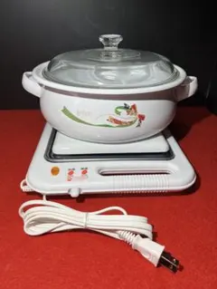【新品未使用】桂由美 加温トレー＆卓上鍋 23cm ほうろう鍋 保温器 セットのサムネイル