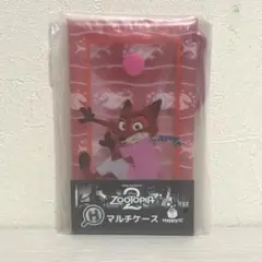 Happyくじ ズートピア2 H賞 マルチケース ニック ニックワイルド ポーチ