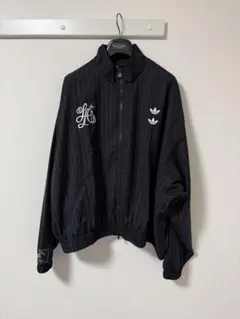 ジャケット・アウター XS ADIDAS WILLY CHAVARRIA STRIPE JACKET Willy Chavarria x Adidas logo-embroidery Stripe Jacket | Black