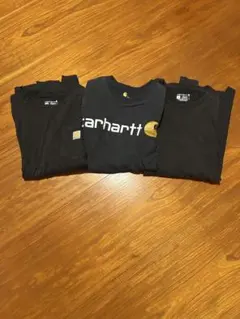 【４枚セット‼️】Carhartt 長袖カットソー ブラック Lサイズのサムネイル