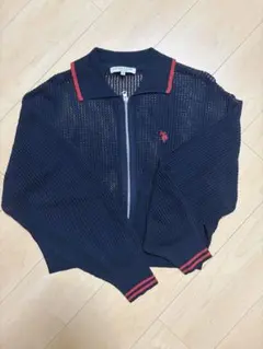 U.S. POLO ASSN メッシュカーディガンのサムネイル