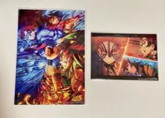 鬼滅の刃 劇場版 入場者特典 A5イラストボード ＆ 蛇腹ポストカードセット