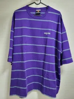 SIGNAL SPORTS ボーダー Tシャツ パープル
