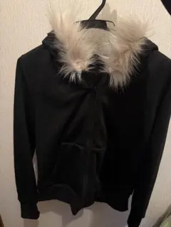 SHEIN 黒 フードアウター