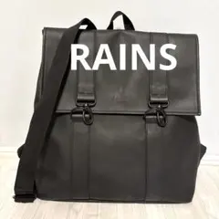 ⭐︎即日発送 RAINS バックパック 人気ブラック A4のサムネイル