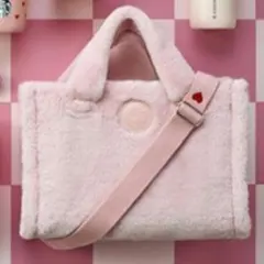 希少★韓国　スターバックス　バレンタイン　2024 スタバ　限定　ファー　バッグ