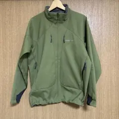 モンベル サイズM メンズ　クリマプロ200 ノマドジャケット　カーキ