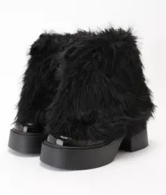 ファー ショートブーツ ギャル Y2K