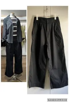 MHL SOFT DENSE COTTON パンツsize II ブラック