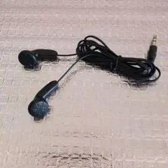 ブラック有線イヤホン 3.5mmジャック