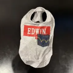 EDWIN 犬用 Tシャツ ホワイト デニムポケット付き　Mサイズ　クール防蚊のサムネイル