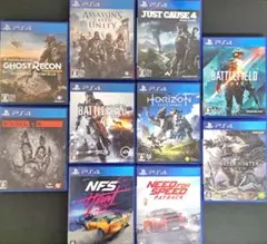 ☆TYM様用☆ PS4 ゲームソフト10セット NFS/モンハン/bf/