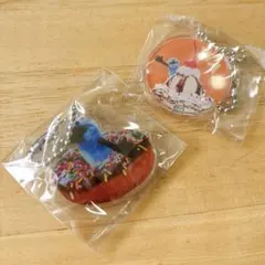 《24h以内匿名発送》パペットスンスン　アクリルキーチェーン２点 ドーナツガチャ