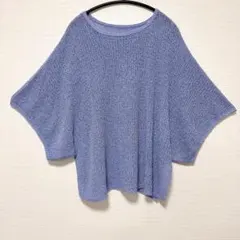 リプシム LEPSIM 透かし編み ニット ドルマン 半袖 サマーニット
