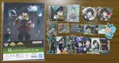 ヒロアカ 鳥師弟 アクスタ 缶バッジ クリアファイル 5点セット 新品未