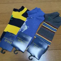 【新品】 ポロラルフローレン 靴下 ソックス 3点セット