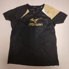 Mizuno バレーボールシャツ サイズ ブラック/ゴールド