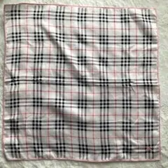 BURBERRY バーバリー ハンカチ ノバチェック ピンクのサムネイル