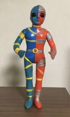 キカイダー　ソフビ　黒目　レトロ　レア ⚠️貴重・レア 黒目 キカイダー ソフビ 当時物 昭和レトロ