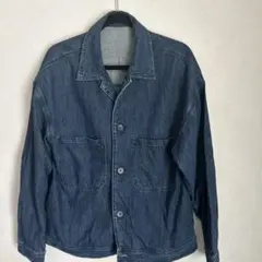 GU ダークブルー デニムジャケットM