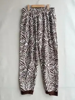 ジュードブルーム レディース　スウェットパンツ　アニマル柄　ゼブラ　サファリ