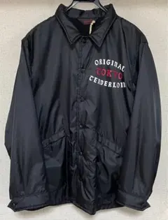 テンダーロイン　ナイロンコーチジャケット　ボルネオスカル　初期　ブラックMサイズ テンダーロイン ナイロンコーチジャケット ボルネオスカル 初期