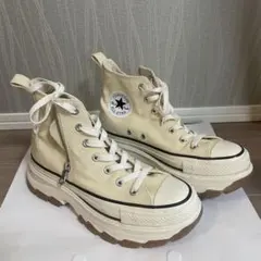 CONVERSE ALL STAR アイボリー 厚底ハイカット