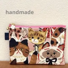 ハンドメイド がま口カードケースとミニミニポーチ ユキエモン クック