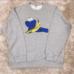 UT KAWS Warhol カウズ ウォーホル スウェット グレー Lサイズ