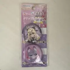 名探偵プリキュア　キュアアルカナ・シャドウ&マシュタン　セリア　缶バッチ