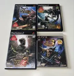 PS2&PS3 モンスターハンター　4本セット　モンハン