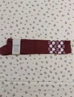 collégien キッズ靴下 EU32/35 赤茶