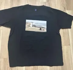 BUDOU TOKYO 黒 Tシャツ 風景プリント