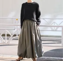 JOURNALSTANDARD relume バルーンイージースカート グレー