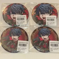 桃源暗鬼 一ノ瀬四季 ファボテリア限定 メタリック缶バッジ 4点