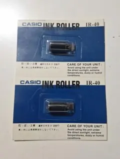【新品未使用】 CASIO インクロール IR-40 2個セット