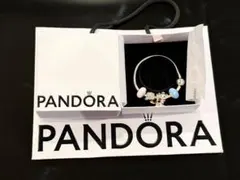PANDORA ブレスレット チャーム9個 箱・ショッピングバッグ付き - メルカリ