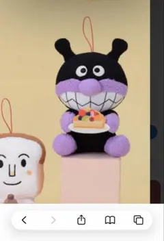 バイキンマン ころふわ ケーキ大好きぬいぐるみ